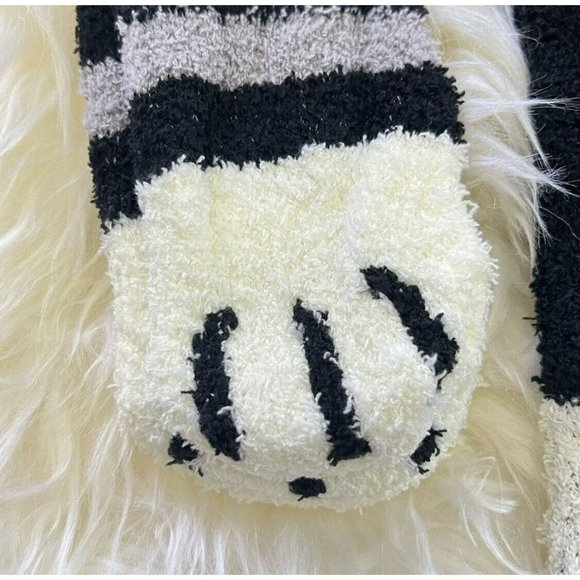 2 Pairs Fuzzy Socks for Women Fluffy Warm Soft Cozys Slipper Socks Funny Novelty - Picture 2 of 7